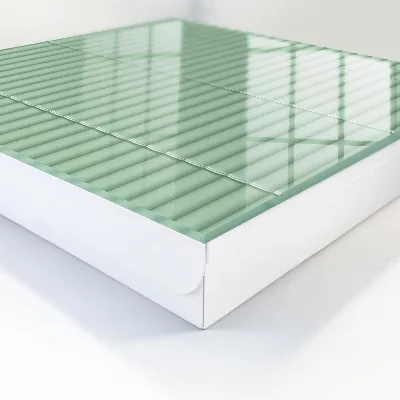 Key box for wall Green stripes