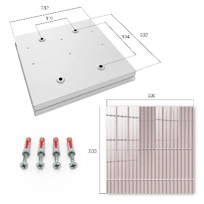 Wall mounted key box Minimalist texture