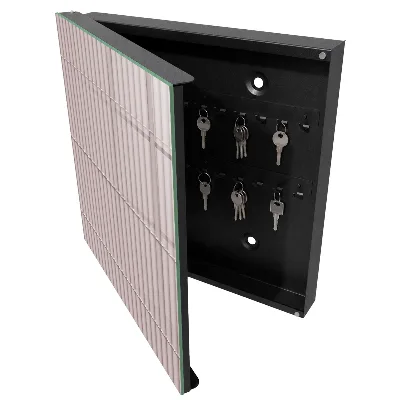 Wall mounted key box Minimalist texture