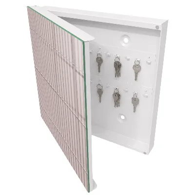Wall mounted key box Minimalist texture