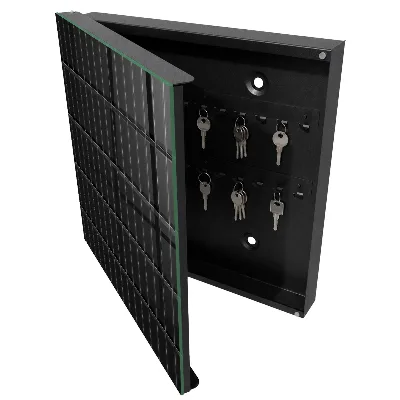 Key box for wall Black rectangles