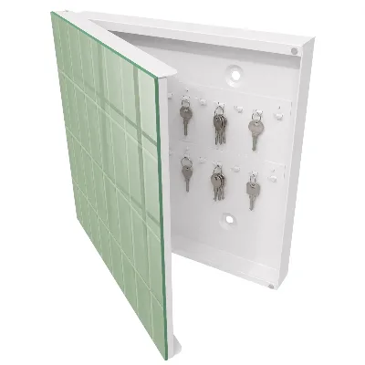 Key box for wall Green tiles