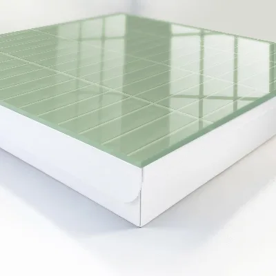 Wall mounted key box Green grid