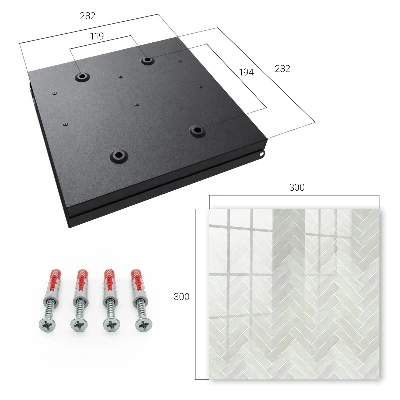 Wall mounted key box Herringbone pattern