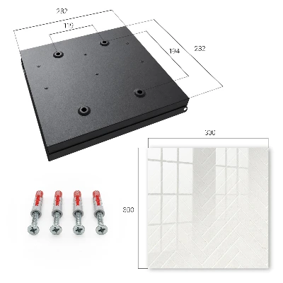 Key box for wall Light pattern