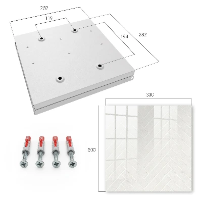 Key box for wall Light pattern