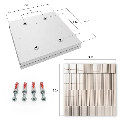 Wall mounted key box Line minimalism