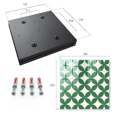 Key cabinet Green circles