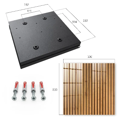 Key box for wall Wooden wall