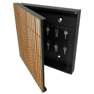 Key box for wall Wooden wall