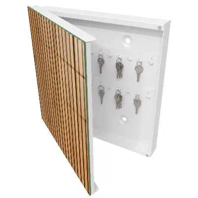 Key box for wall Wooden wall