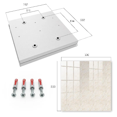 Key box for wall Marble elegance