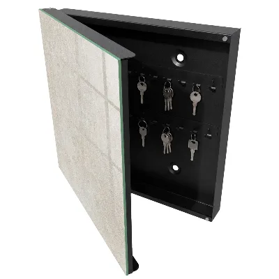 Wall mounted key box Delicate sandstone