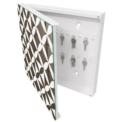 Key cabinet Geometric composition