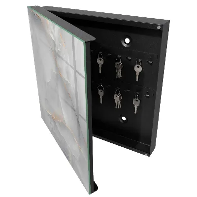 Key box for wall Grey elegance