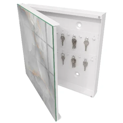 Key box for wall Grey elegance