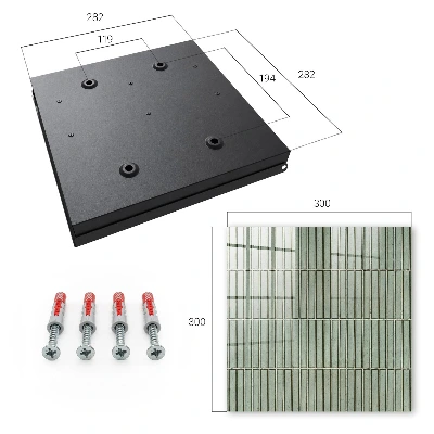 Key cabinet Green pattern
