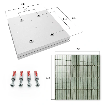 Key cabinet Green pattern