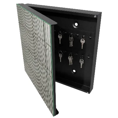 Key box for wall Grey tiles