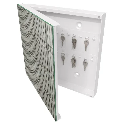 Key box for wall Grey tiles