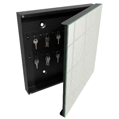 Key cabinet Subtle herringbone
