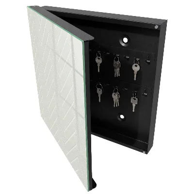 Key cabinet Subtle herringbone