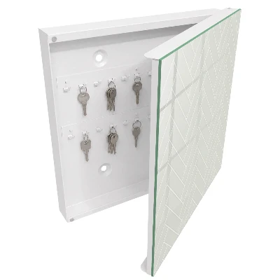Key cabinet Subtle herringbone