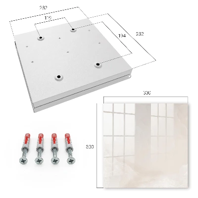 Key box for wall Beige elegance
