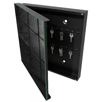 Wall mounted key box Elegant black