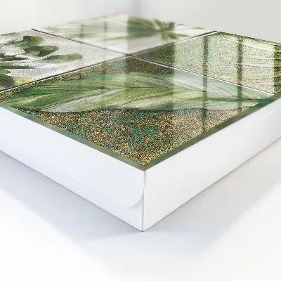 Key box for wall Botanical tiles