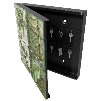 Key box for wall Botanical tiles