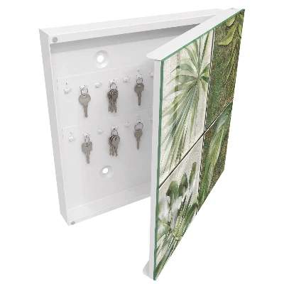 Key box for wall Botanical tiles