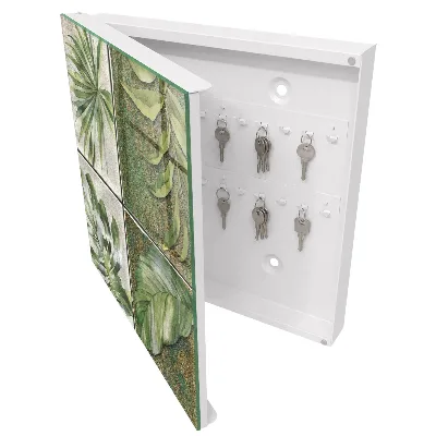 Key box for wall Botanical tiles