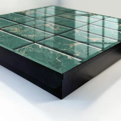 Wall mounted key box Green marble