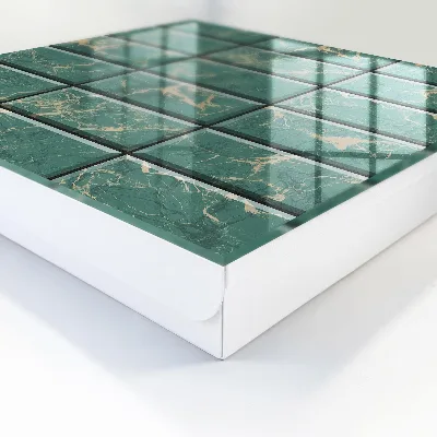 Wall mounted key box Green marble