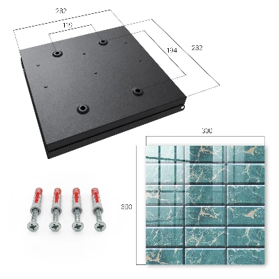 Key cabinet Turquoise marble