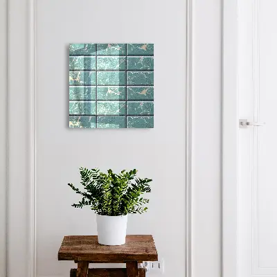Key cabinet Turquoise marble