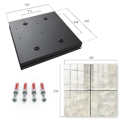 Key box for wall Beige tiles