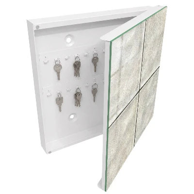 Key box for wall Beige tiles