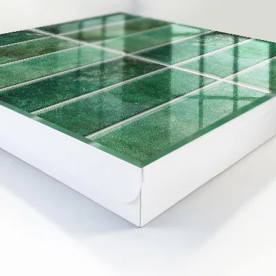 Wall mounted key box Green pattern