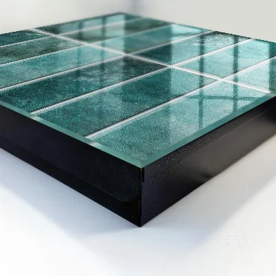 Key cabinet Turquoise tiles