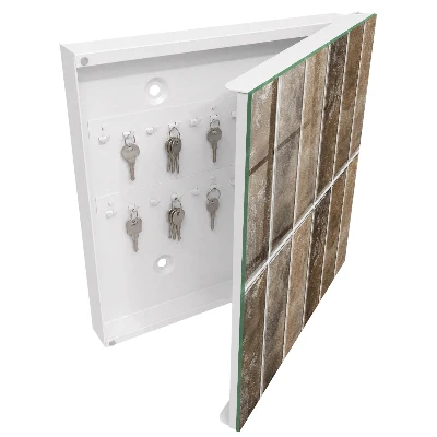 Wall mounted key box Warm tiles