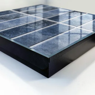 Key cabinet Blue tiles