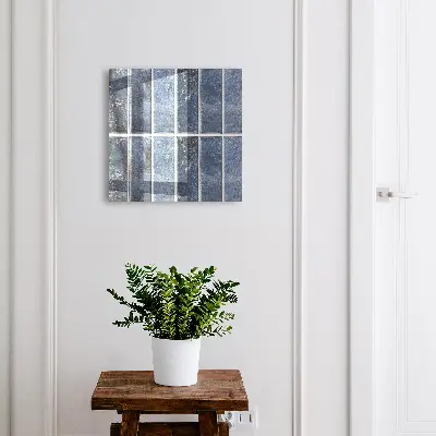 Key cabinet Blue tiles