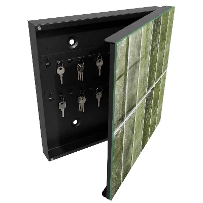Key box for wall Green tiles