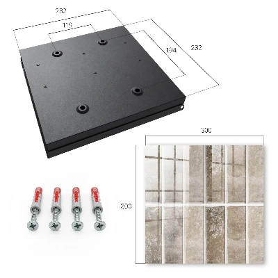 Key cabinet Elegant tiles