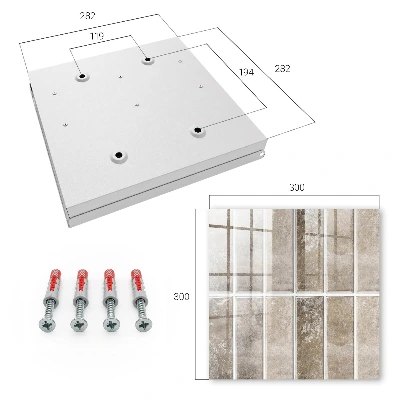 Key cabinet Elegant tiles