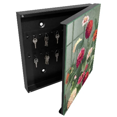 Key cabinet Blooming garden