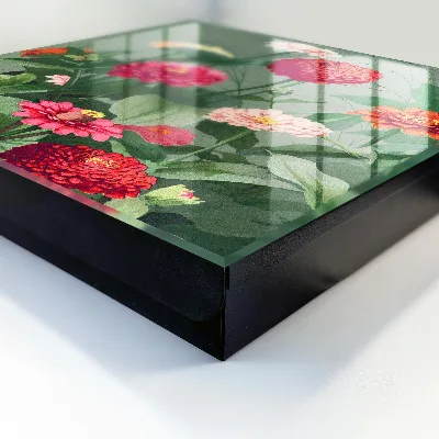 Key cabinet Blooming garden