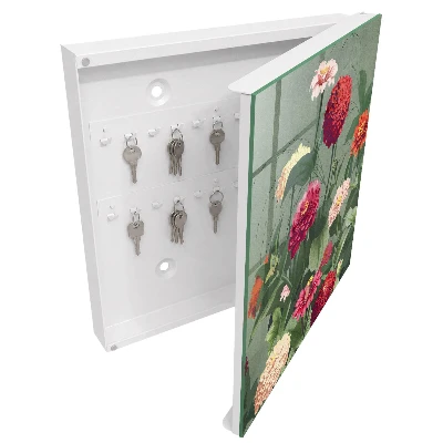 Key cabinet Blooming garden
